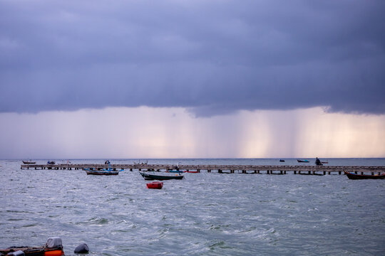 A storm is brewing at sea
