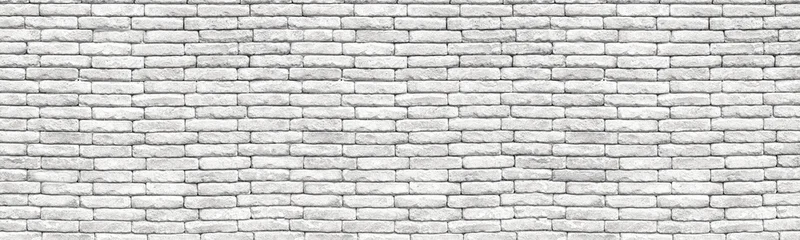 White brick wall texture background repeating pattern © Kornienko Alexandr