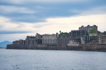Fototapeta premium 世界遺産の端島・軍艦島ツアー