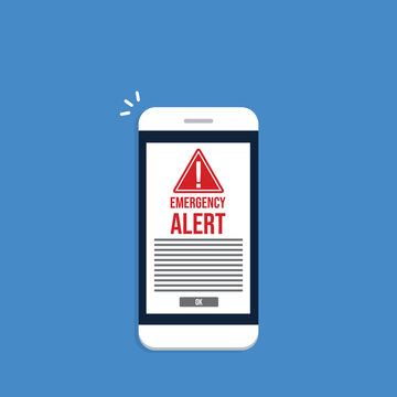 Emergency Safety Message on Smartphone