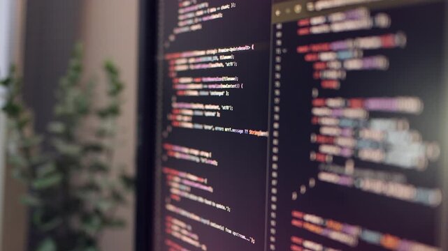 Computer Coding Screen for Software Engineering and Development