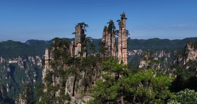 Beautiful landscape in Zhangjiajie National Forest Park, China