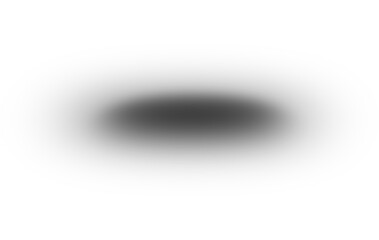 Abstract soft black circular gradient shape isolated on transparent background © JahidulGrowthlab