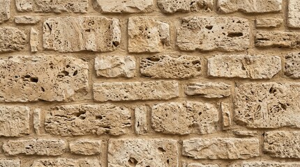 Obraz premium Close-up Texture of an Old Natural Stone Wall.