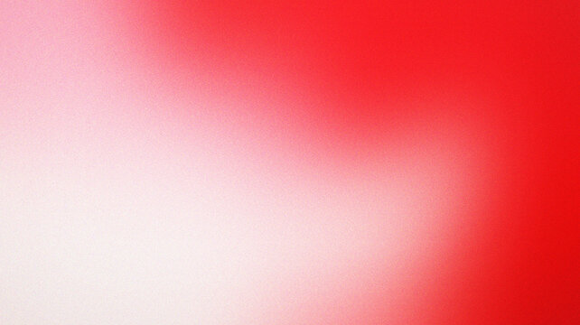 Abstract red and white grainy gradient background texture