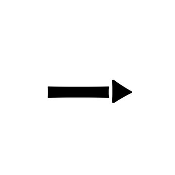 black arrow sign