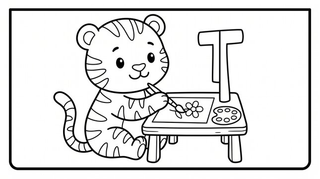 Cute animal alphabet coloring page collection featuring adorable original animals, letters A to Z, playful objects, simple activities, bold outlines, and clean compositions. Perfect for preschool lear