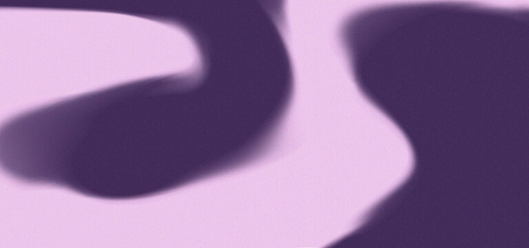 Abstract abstract dark purple shadowy shapes on light lavender background texture