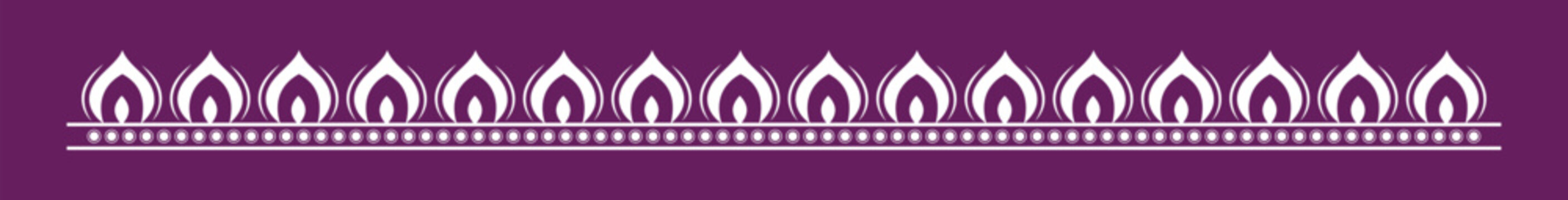 Arch border with repeating pointed motifs, designed for Durga Puja artwork, Diwali decorations, Kali Puja, Ganesh Chaturthi, and traditional Indian festival designs.