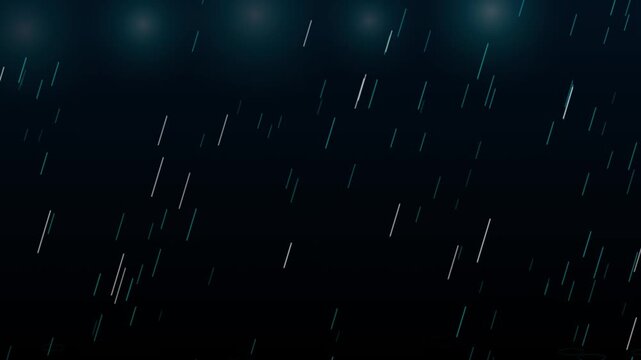 Abstract Digital Rain Falling Seamless Loop Motion Background