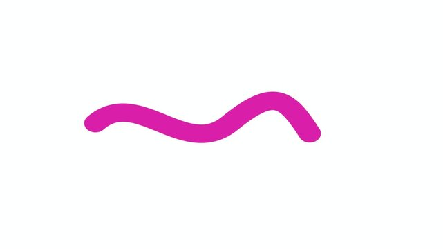 Squishy gummy Elastic Squishy Ribbon Wave bounce loop