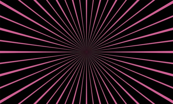 Abstract background featuring a dark radial sunburst pattern with thin pink lines emanating from the centre point