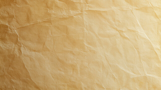 Crumpled Vintage Parchment Paper Texture Background