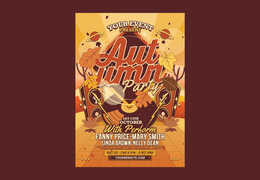 Autumn Party Flyer