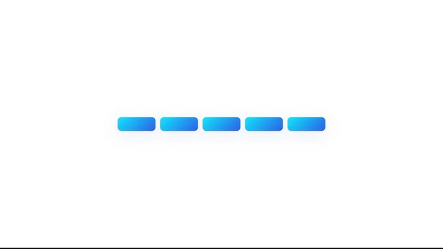 Blue progress bars indicating digital loading status