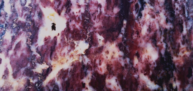 Purple marble texture background, natural stone surface with white veins, luxury granite pattern for interior design and architectural backdrops
