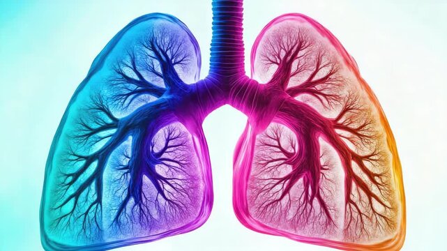 3D Anatomical Visualization of Human Lungs and Bronchial Tree