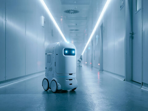 Autonomous Service Robot Navigating Modern Hospital Corridor