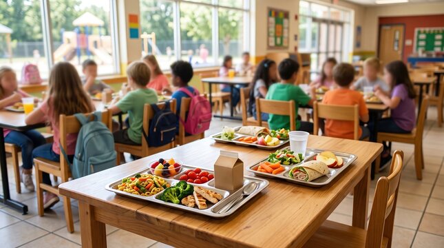 Healthy school lunch for kids