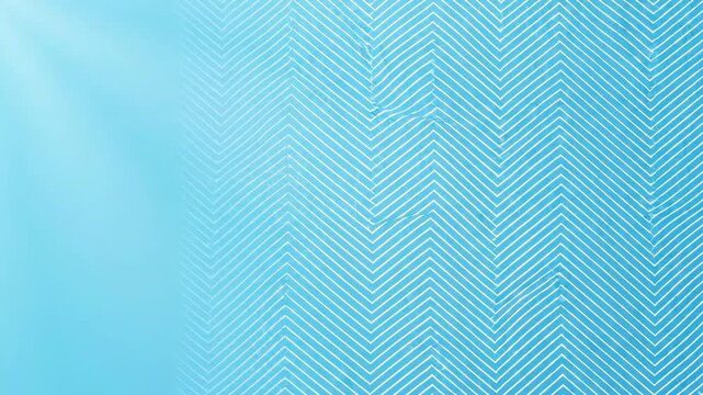 Minimalist light blue background with a subtle white chevron pattern on the right side