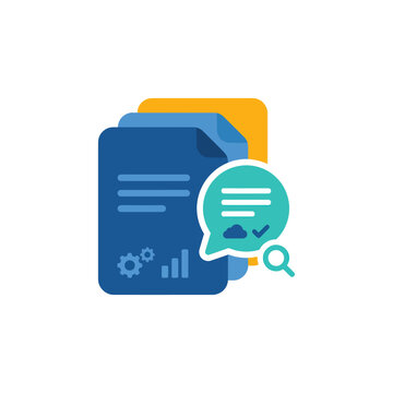Document Analysis and Business Insights Icon