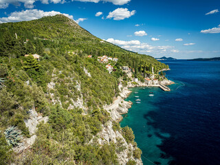 Turquoise Adriatic bay on the Dalmatian coast © Herman