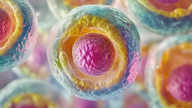 3D Animation of Microscopic Biological Cells