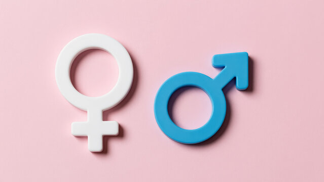 High female libido versus male libido. Differences in libido and sexual energy in couples. Intimacy balance concept, relationship dynamics, expectations mismatch and communication about sexual health