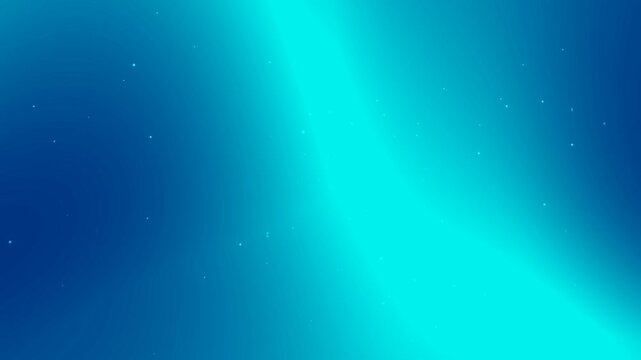 Abstract cyan and deep blue animated background with a bright flowing glow and subtle floating particles. Ideal for motion graphics, video backdrops, digital art, technology themes, and modern creativ