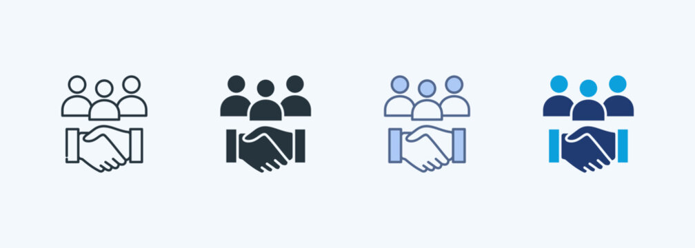 Agreement Multiple Style Icon Collection