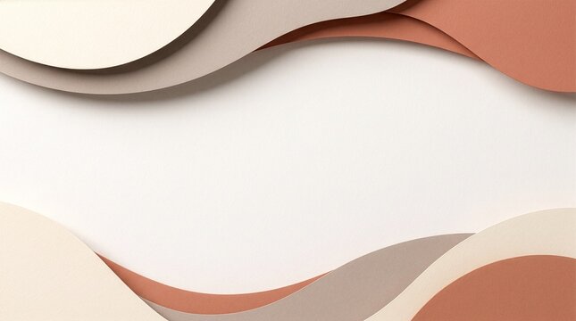 Minimal Organic Abstract Beige Background with Copy Space