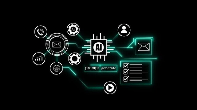 AI agent, AI workflow automation and generative artificial intelligence concept. Businessman using AI agents on screen with chatbots, assistants and data analytics tools. LLM. ML. Agentic workflows.