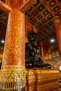 Wat Phumin, Nan Province, showcasing ornate Lanna temple art, golden decoration and sacred Buddhist heritage of Northern Thailand