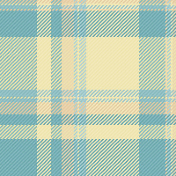 Glen seamless tartan background, customize check fabric textile. Color pattern vector plaid texture in light and pastel colors.