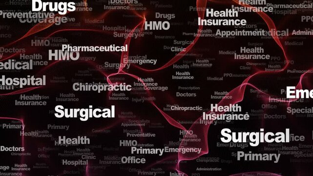 HEALTH INSURANCE Keywords Animation, Background, Loop
