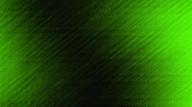 Abstract Dark Green Glowing Lines Wave Distortion Background