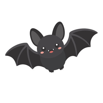 cute bat vector illustration