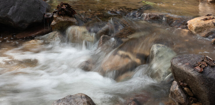 Carr Creek in southern Arizona running in monsoon season
