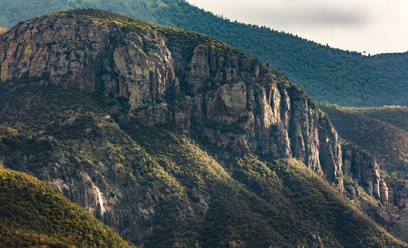 Carr Falls near Sierra Vista Arizona running before sunset