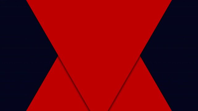 Dynamic red triangle shape transition with transparent alpha channel for professional video editing overlays with transition designed seamless