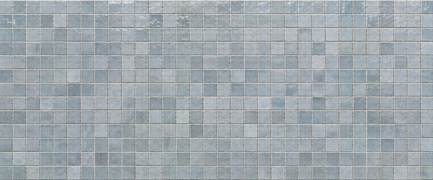 Dusty blue square mosaic texture modern tile surface