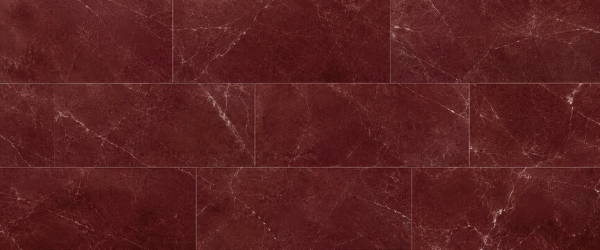 Oxblood red marble tiles dramatic luxury stone surface