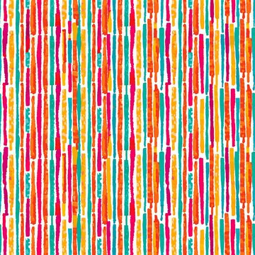 Vibrant Irregular Vertical Stripes Seamless Pattern