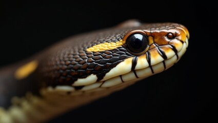 Fototapeta premium A Macro Shot Of A Snake S Scales With Visible Texture And Nat