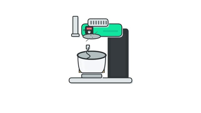 3D Printer Printing Object Animation