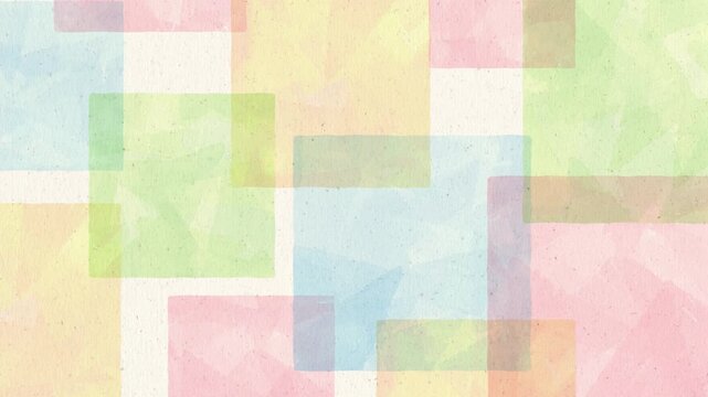 Subtle Slow Hand Drawn Square Background - colorful