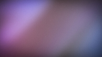 Obraz premium Purple Blue Brown Grainy Abstract Background 4K Gradient Tech Wallpaper Blur Template