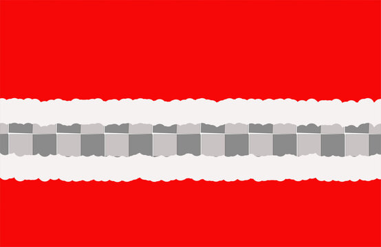 Troun pepar red background featuring torn paper edges revealing a gray pattern ripped paper abstract illustration creative decoration backdrop template material horizontal