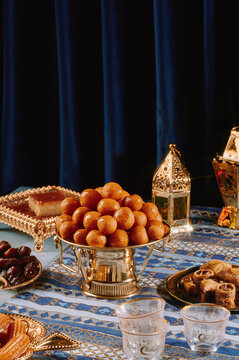 Selection of Arabic sweets