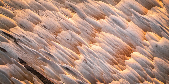 Eroded pumice formations at Campo de Piedra Pomez, Argentina